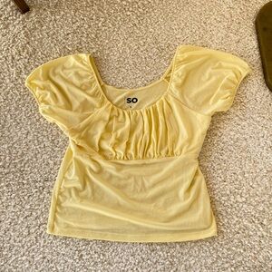 SO Women's Yellow Top, Small